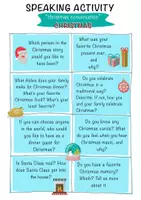 Vorschau - Arbeitsblätter - Speaking Activities - Walk & Talk Cards about Christmas / Fun Cards - Gespräch über Weihnachten - Seite 2