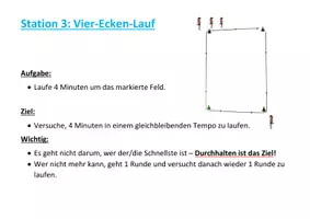 Vorschau - Stationenlernen - Stationskarten „Ausdauer spielerisch trainieren“ - Seite 2