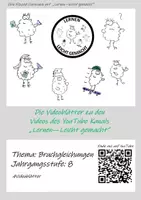 Vorschau - Arbeitsblätter - Thema: Bruchgleichungen Klasse 8 (4 Videoblätter) - Deckblatt