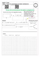Vorschau - Arbeitsblätter - Thema: Terme Klasse 8 (11 Videoblätter) - Seite 3