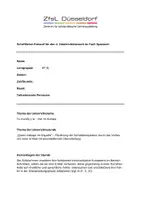Vorschau - Stundenentwürfe - „Quiero trabajar en España“ – Förderung der Schreibkompetenz durch das Verfassen einer E-Mail mit anschließender Überarbeitung - Seite 2