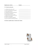 Vorschau - Text - Mi Familia Lectura: Spanish /Text über Familie - Seite 1