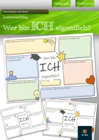 Vorschau - Arbeitsblätter - Lerncoaching - Wer bin ICH eigentlich - Deckblatt