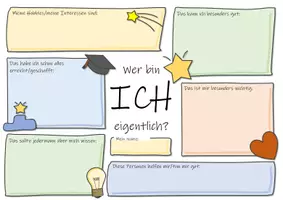 Vorschau - Arbeitsblätter - Lerncoaching - Wer bin ICH eigentlich - Seite 1