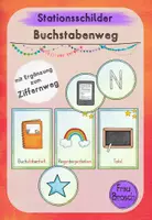 Vorschau - Arbeitsblätter - Bundle: Buchstabenweg (Schreiblehrgang Druckschrift) - Seite 1