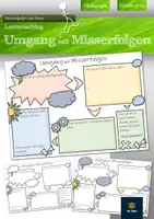 Vorschau - Arbeitsblätter - Lerncoaching - Umgang mit Misserfolgen | Klasse 5-10 - Deckblatt