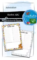 Vorschau - Arbeitsblätter - Herbst ABC - Arbeitsblatt - Deckblatt