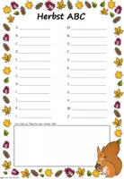 Vorschau - Arbeitsblätter - Herbst ABC - Arbeitsblatt - Seite 2