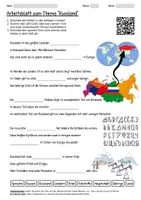 Vorschau - Arbeitsblätter - Arbeitsblatt "Russland" + Onlineübung & MP3 + Mindmap + Infografiken - Deckblatt