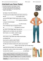 Vorschau - Arbeitsblätter - Lernposter + Arbeitsblatt "Rücken" + Onlineübung & MP3 + Mindmap + Infografik - Seite 1