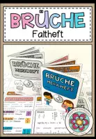 Vorschau - Merkblätter - BRÜCHE (6. Schulstufe) - Faltheft (Merkheft) - Deckblatt