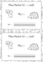 Vorschau - Arbeitsblätter - Mathematik Übungsheft Klasse 1 Herbstferien - Seite 1