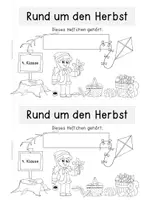Vorschau - Stationenlernen - 6er-SET Herbstheftchen - Seite 1