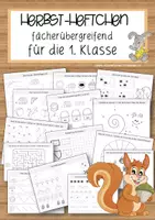 Vorschau - Spiele - Herbstheftchen für die 1. Klasse - Deckblatt
