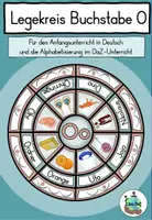 Vorschau - Aufgabenkarten - Buchstabe O - Legekreis - Buchstabenlehrgang / Alphabetisierung DaZ / Deutsch - Deckblatt