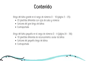 Vista previa - Juegos / Gamificación - Bingo matemático de otoño (conteo, números, puntos de dados) - página 3