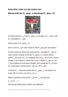 Vorschau - Arbeitsblätter - Fliegenpilz - Wörter mit i und ie - Seite 1