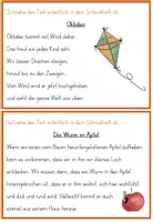 Vorschau - Arbeitsblätter - Abschreibkartei Herbst und Winter in Druckschrift - Seite 3
