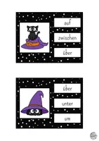 Aperçu - Jeux - Prépositions allemandes: Cartes à pince (chat magique) - Page 2