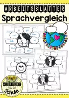 Vorschau - Arbeitsblätter - Sprachvergleich in der Grundschule - Arbeitsblätter - Deckblatt