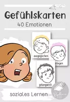 Vorschau - Bildkarten - Gefühlskarten | 40 Emotionen - Deckblatt