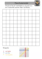 Vorschau - Unterrichtsreihen - Einführung Zahlenraum bis 100 Orientierung Hundertertafel Wochenplan 3 - Seite 2