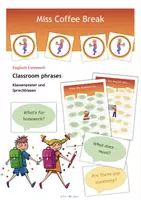 Vorschau - Poster - Classroom Phrases (Sprechblasen und Poster) - Deckblatt