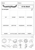 Vorschau - Arbeitsblätter - Vocabulary At the Beach / Wortschatz: Am Strand - Seite 3