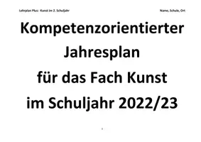 Vorschau - Stundenentwürfe - Jahresplan Stoffverteilungsplan - Klasse 2 (Deutsch, Mathe, Sachunterricht, Sport, Kunst und Musik) - Sparpaket - Seite 2
