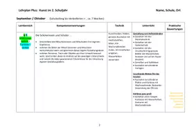 Vorschau - Stundenentwürfe - Jahresplan Stoffverteilungsplan - Klasse 2 (Deutsch, Mathe, Sachunterricht, Sport, Kunst und Musik) - Sparpaket - Seite 3