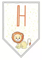 Vorschau - Poster - Wimpelkette "Herzlich Willkommen" im Löwen-Design - Seite 3