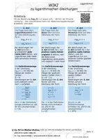 Vorschau - Unterrichtsreihen - WIKI und Aufgabenblätter zu logarithmischen Gleichungen - Seite 2