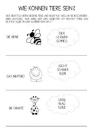 Vorschau - Arbeitsblätter - Adjektive: Wie Tiere sein können - Seite 3