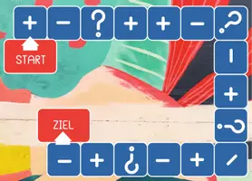 Vorschau - Spiele - Rechenspiel +/- 3 Typen von Differenzierung / Lösung inkl. - Deckblatt