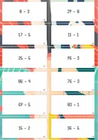 Vorschau - Spiele - Rechenspiel +/- 3 Typen von Differenzierung / Lösung inkl. - Seite 3