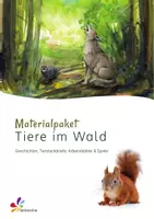 Vorschau - Arbeitsblätter - Materialpaket: Tiere im Wald, Vögel, Insekten - Deckblatt
