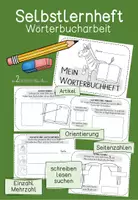 Vorschau - Arbeitsblätter - Wörterbuchheft - Selbstlernheft - Deckblatt