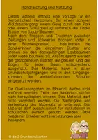 Vorschau - Arbeitsblätter - Herbarium - herbstliche Laubbäume - Seite 1