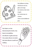 Vorschau - Arbeitsblätter - Frühling-Lesen und Malen einfach - Seite 2