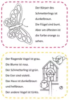 Vorschau - Arbeitsblätter - Frühling-Lesen und Malen einfach - Seite 3