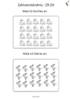 Vorschau - Arbeitsblätter - Zahl und Menge - ZR 20 - Zahlverständnis - 1.Klasse - Deckblatt