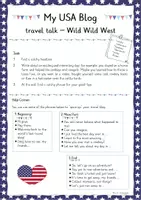 Vorschau - Arbeitsblätter - Travel Talk - travel blog Wild Wild West - Seite 2
