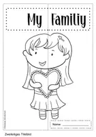 Vorschau - Mal- und Bastelvorlagen - Lapbook: My Family (incl. Family Tree) - Seite 2