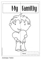 Vorschau - Mal- und Bastelvorlagen - Lapbook: My Family (incl. Family Tree) - Seite 3