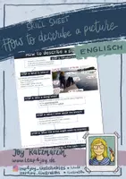 Vorschau - Arbeitsblätter - How to describe a picture - Skill Sheet - Deckblatt
