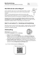 Vorschau - Arbeitsblätter - Maler und Lackierer - In den Alltag einfühlen - Seite 1