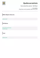 Vorschau - Arbeitsblätter - How to describe a picture - Skill Sheet - Seite 1
