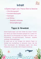Vorschau - Spiele - Spielvorlagen Obst & Gemüse für Kita und Vorschule - Seite 2