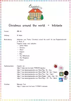 Vorschau - Arbeitsblätter - Christmas around the world – Infokarten und Sachtexte zu internationalen Weihnachtstraditionen (Englisch / Klasse 4) - Seite 1