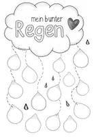 Vorschau - Arbeitsblätter - Mein bunter Regen - Arbeitsblätter / zum kreativen Ausfüllen - Seite 2
